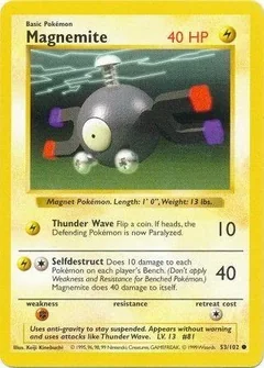 Magnemite Shadowless 53