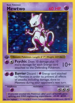 Mewtwo 1St Edition 10