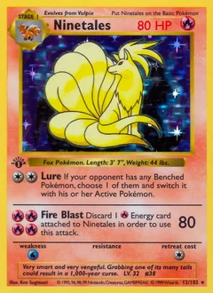 Ninetales Black Flame 12