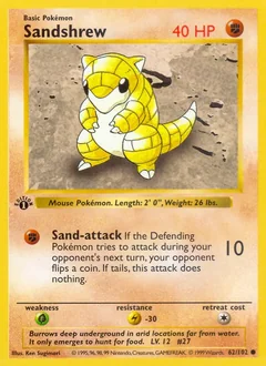 Sandshrew Trainer Deck A 62