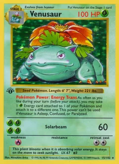 Venusaur 1St Edition 15