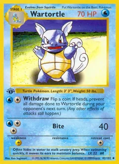 Wartortle Trainer Deck B 42