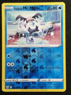 Galarian Mr Mime Reverse Holo 34