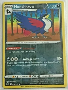 Honchkrow Reverse Holo 94