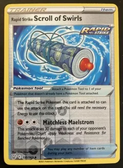 Rapid Strike Scroll Of Swirls Reverse Holo 131