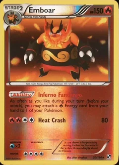 Emboar Reverse Holo 20