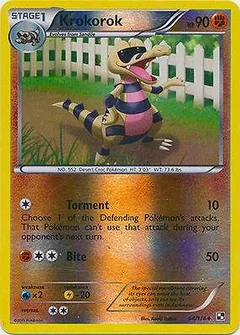 Krokorok Reverse Holo 64