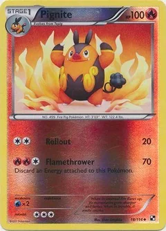 Pignite Reverse Holo 18