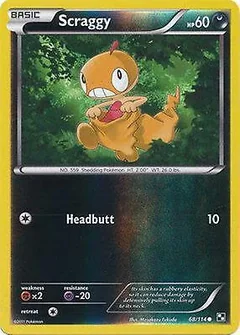 Scraggy Reverse Holo 68