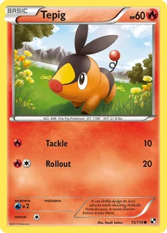 Tepig Crosshatch League Promo 15