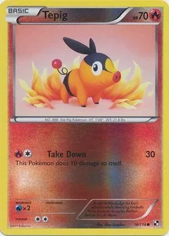 Tepig Reverse Holo 16