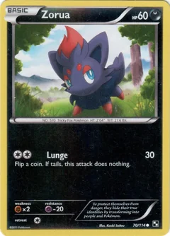 Zorua Reverse Holo 70