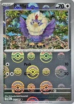 Rufflet Poke Ball 77