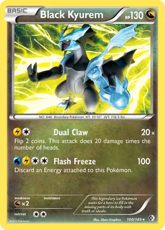 Black Kyurem Cracked Ice 100