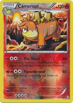 Camerupt Reverse Holo 22