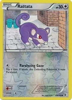 Rattata Reverse Holo 104