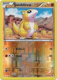 Sandshrew Reverse Holo 78