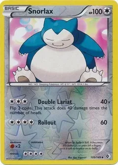 Snorlax Reverse Holo 109