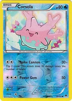 Corsola Reverse Holo 29