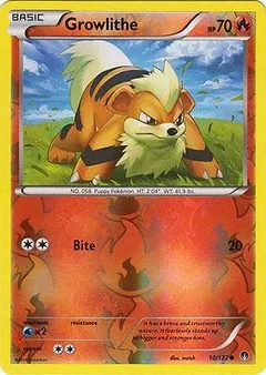 Growlithe Reverse Holo 10