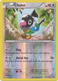 Chatot Reverse Holo 128