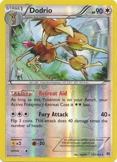 Dodrio Reverse Holo 117