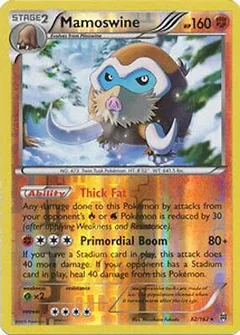 Mamoswine Reverse Holo 82