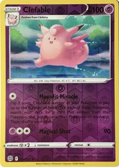 Clefable Reverse Holo 54