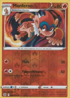 Monferno Reverse Holo 25