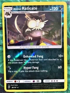 Alolan Raticate Reverse Holo 82