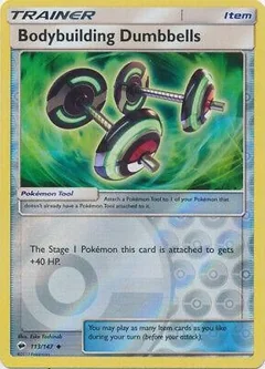 Bodybuilding Dumbbells Reverse Holo 113