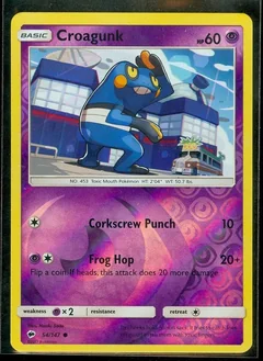 Croagunk Reverse Holo 54