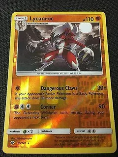 Lycanroc Reverse Holo 75