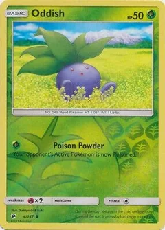 Oddish Reverse Holo 4