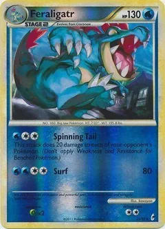 Feraligatr Reverse Holo 25