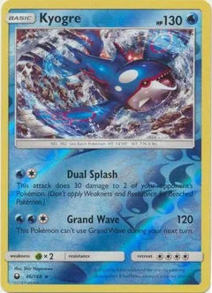 Kyogre Reverse Holo 46