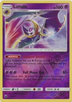 Lunala Reverse Holo 70