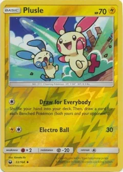 Plusle Reverse Holo 53