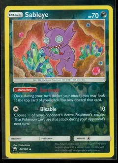 Sableye Reverse Holo 88