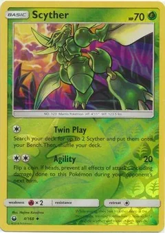 Scyther Reverse Holo 4