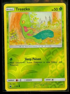 Treecko Reverse Holo 7
