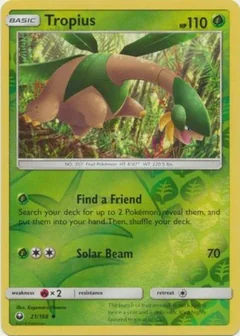 Tropius Reverse Holo 21