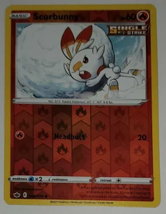 Scorbunny Reverse Holo 26