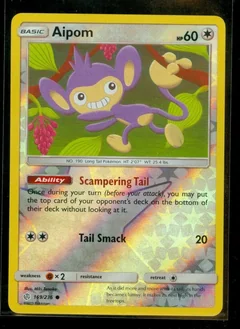 Aipom Reverse Holo 169