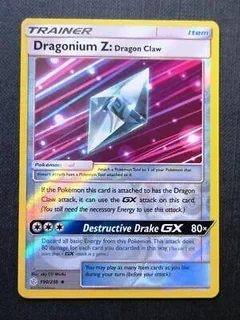 Dragonium Z Dragon Claw Reverse Holo 190