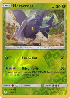 Heracross Reverse Holo 9