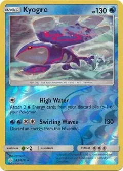 Kyogre Reverse Holo 53