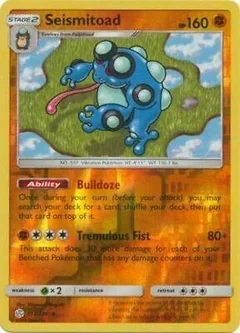 Seismitoad Reverse Holo 117