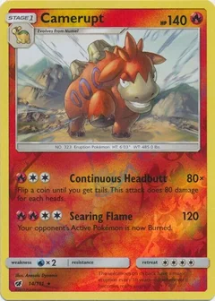 Camerupt Reverse Holo 14