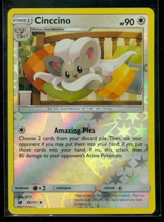 Cinccino Reverse Holo 86